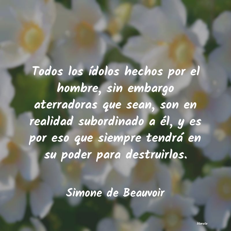 Frases de Simone de Beauvoir