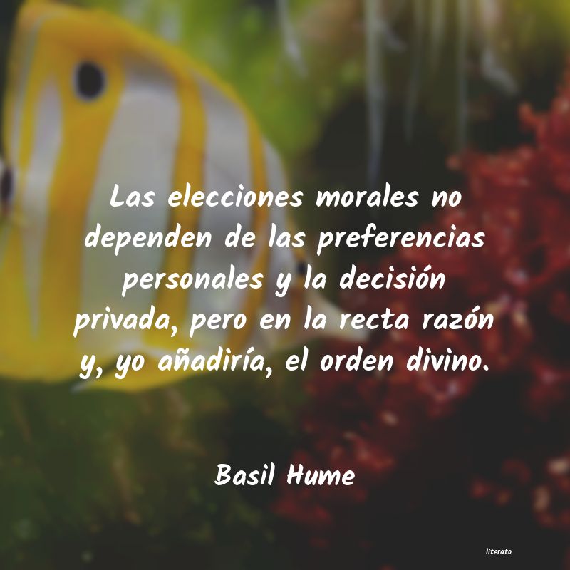 Frases de Basil Hume