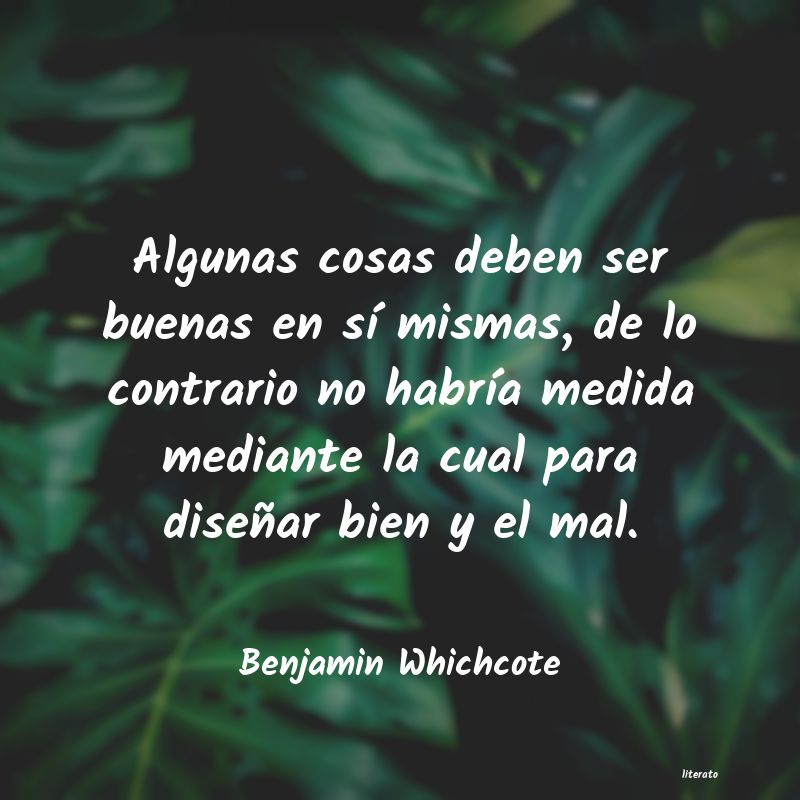 Frases de Benjamin Whichcote