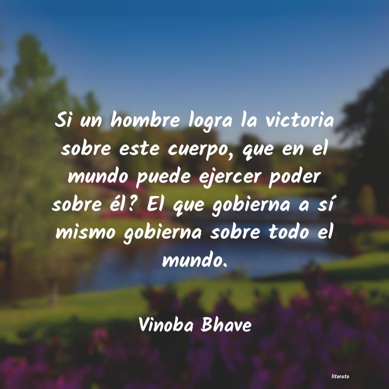 Frases de Vinoba Bhave