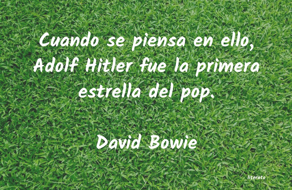 Frases de David Bowie