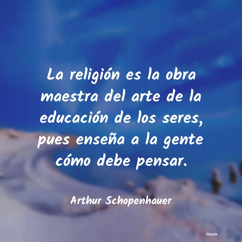 Frases de Arthur Schopenhauer