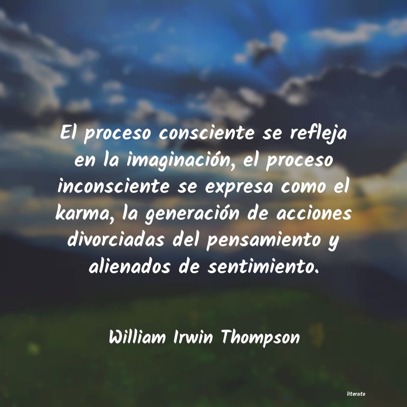 frases de William Irwin Thompson