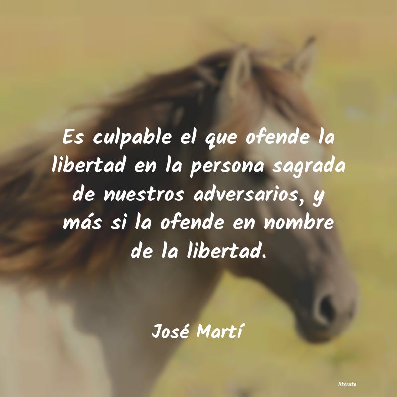 Frases de José Martí