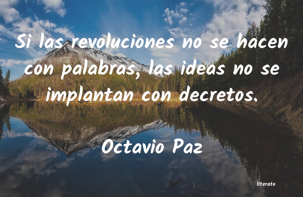 frases de Octavio Paz