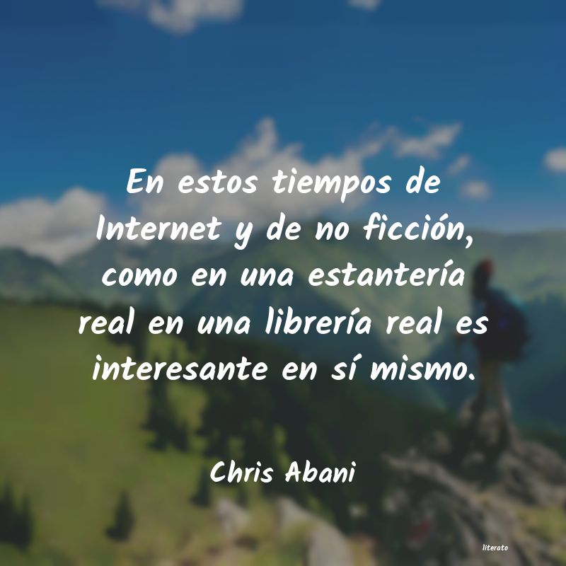 frases de Chris Abani