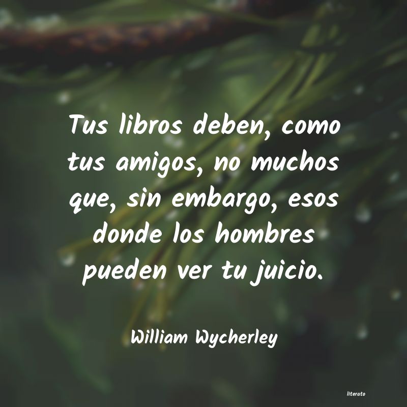 Frases de William Wycherley