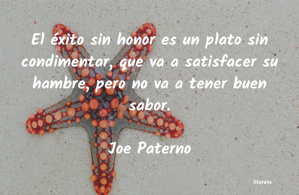 frases de Joe Paterno