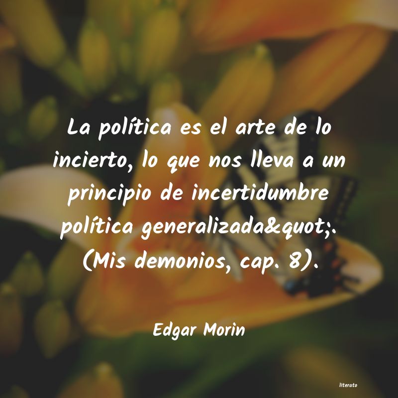 Frases de Edgar Morin