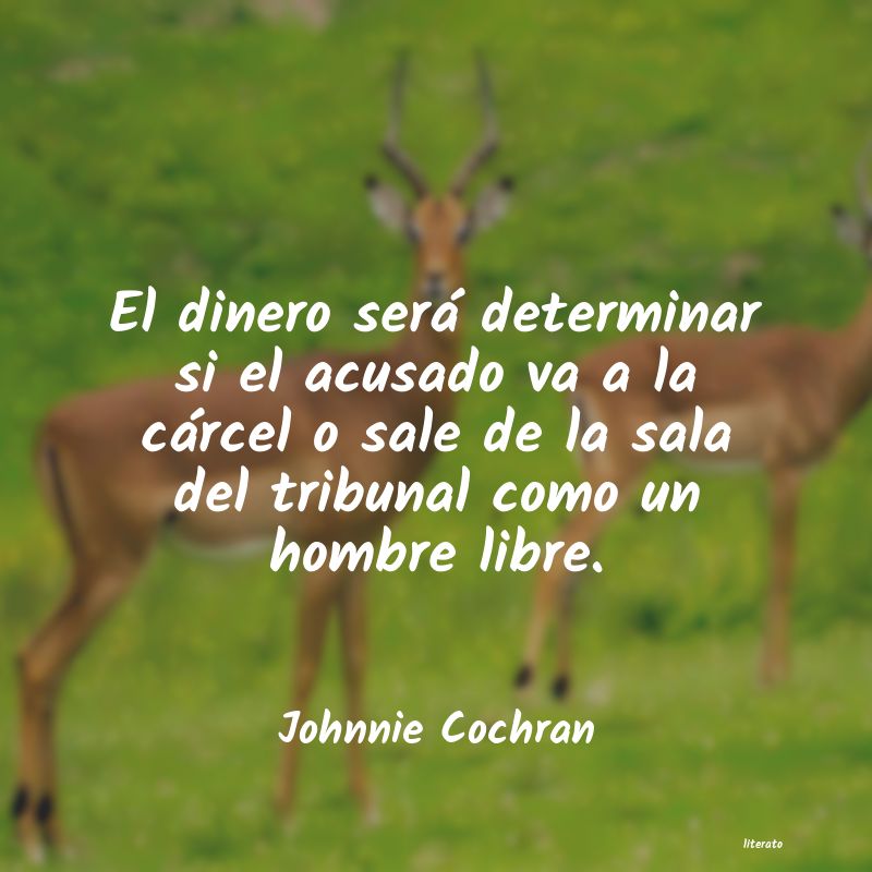 Frases de Johnnie Cochran