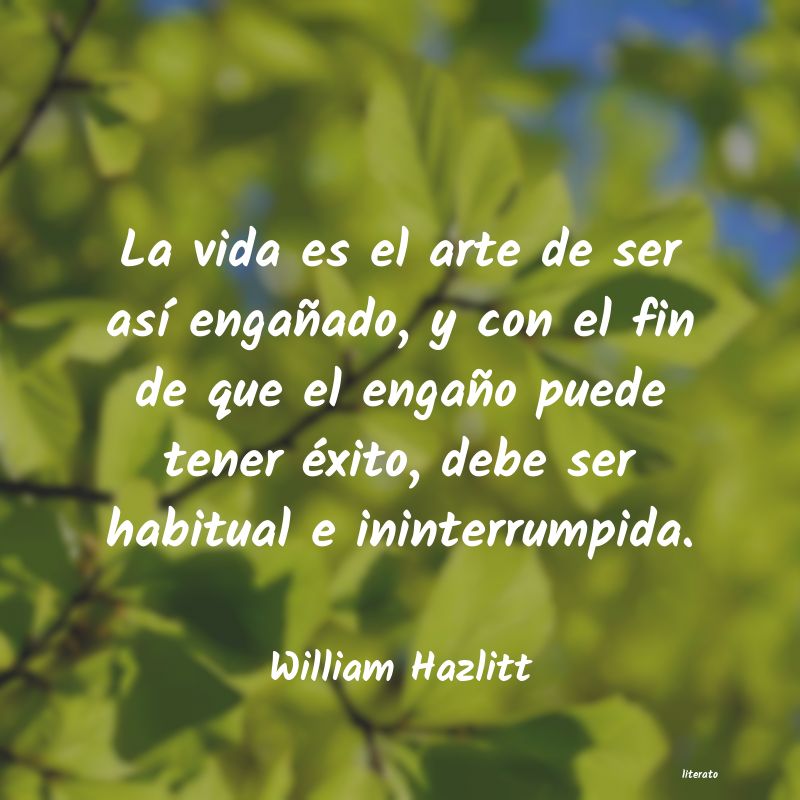 Frases de William Hazlitt