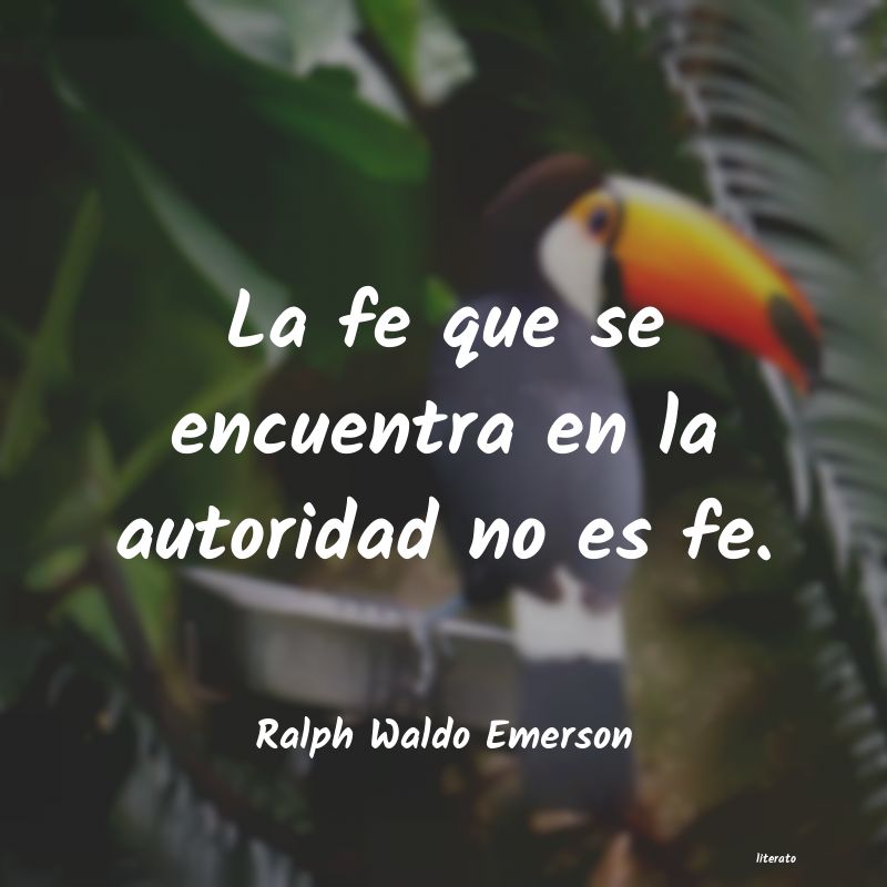 ralph waldo emerson paciencia