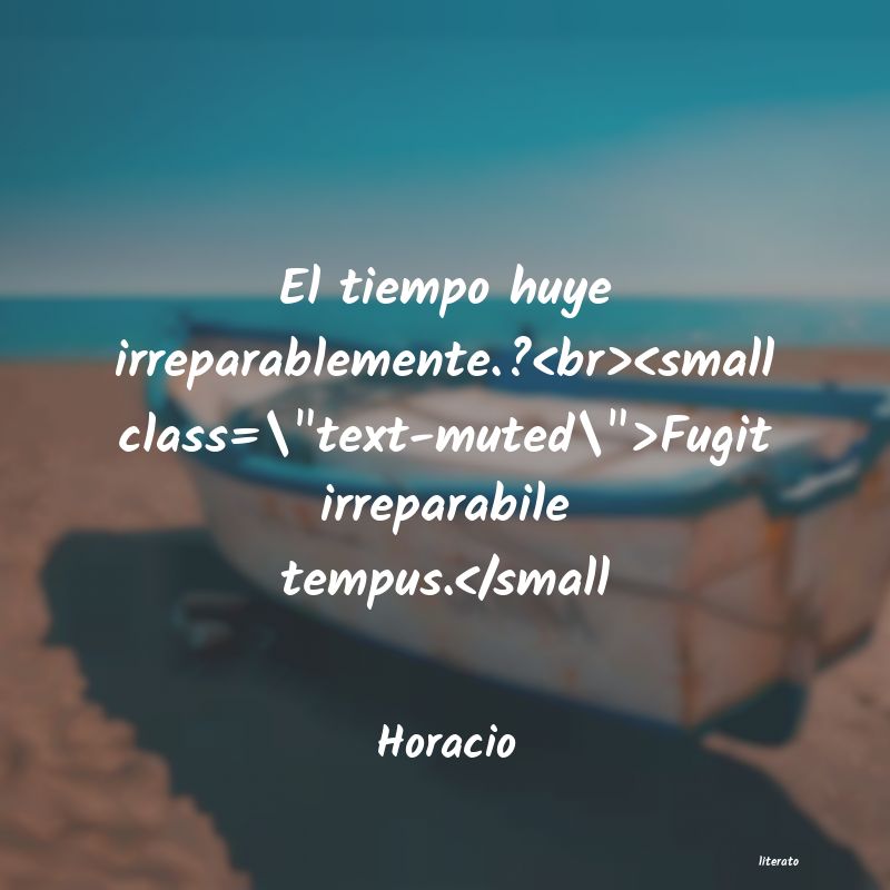 frases de Horacio