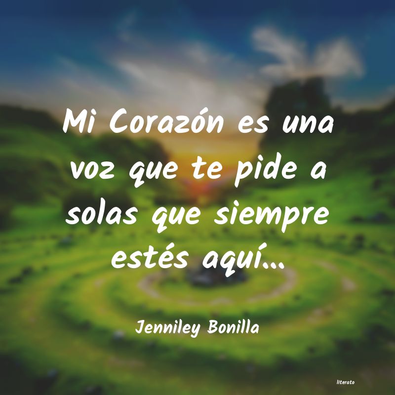 frases de Jenniley Bonilla