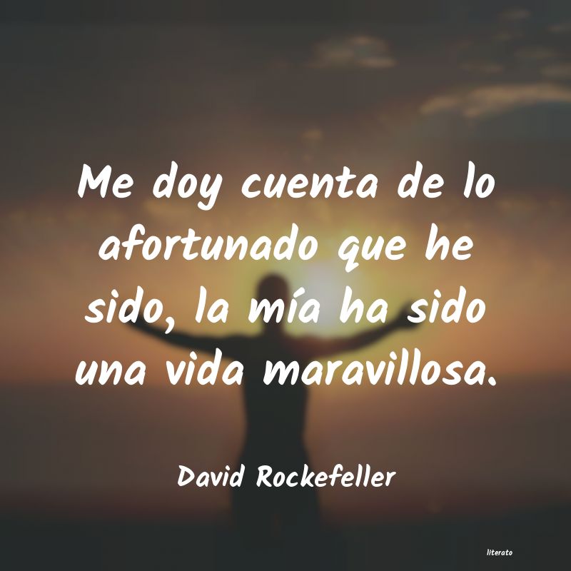 Frases de David Rockefeller