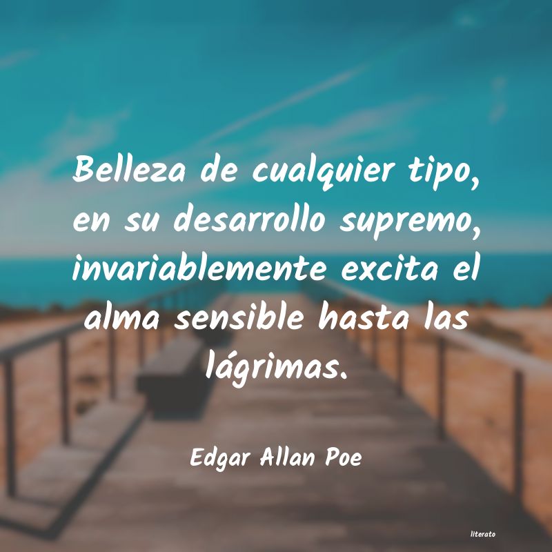 Frases de Edgar Allan Poe