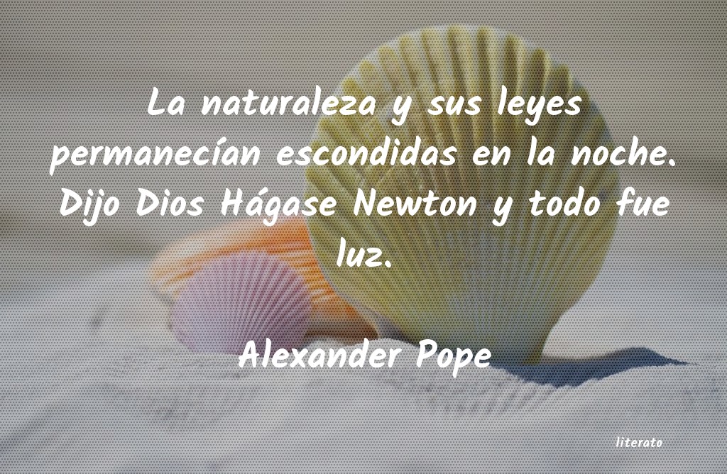 frases de newton sobre dios