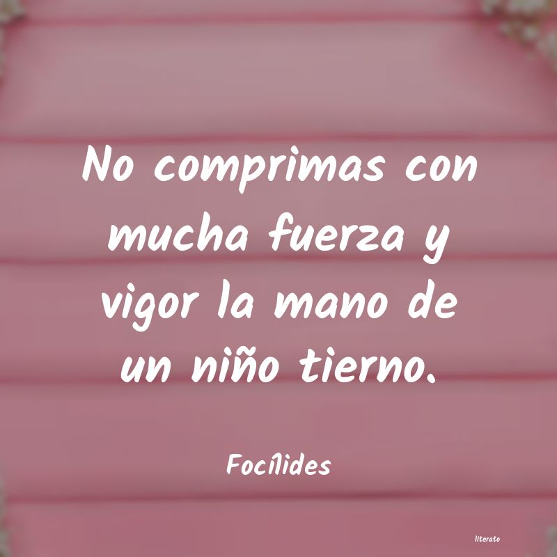 frases de FocÃlides