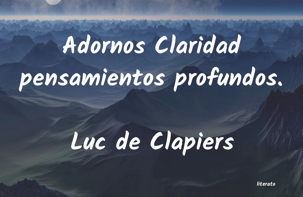 Frases de Luc de Clapiers