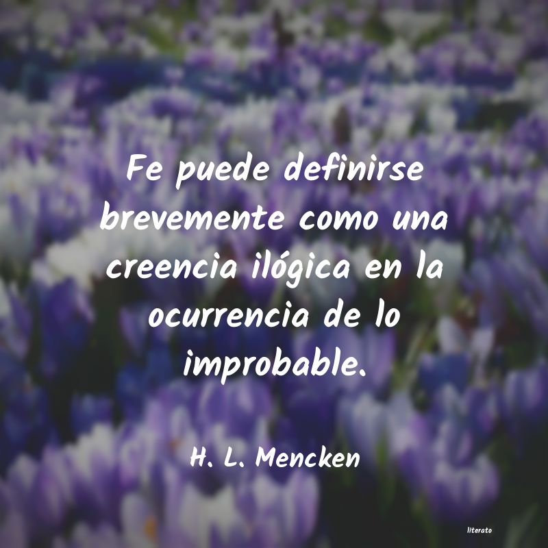 Frases de H. L. Mencken