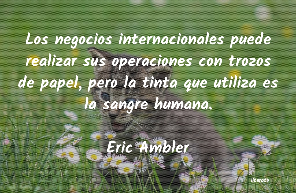 frases de Eric Ambler