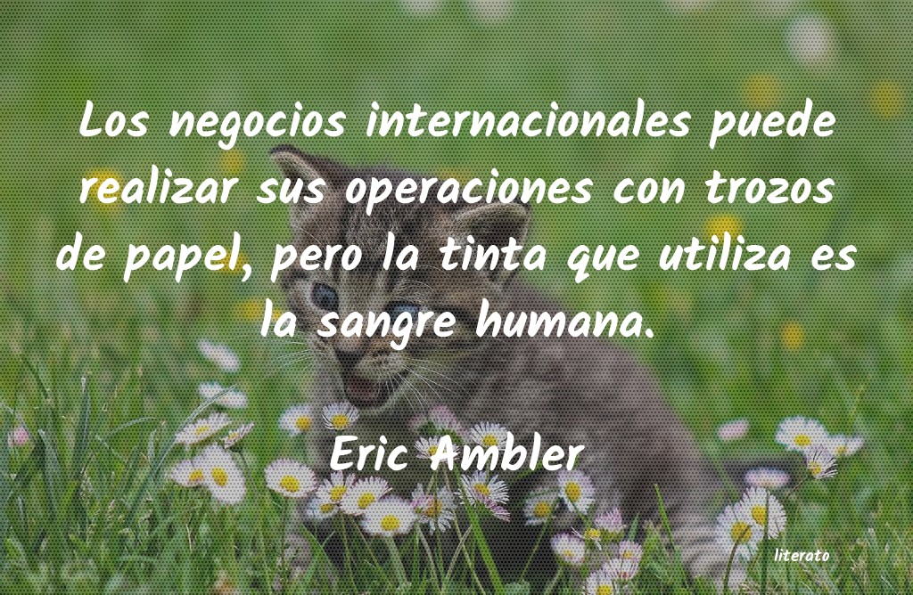 Frases de Eric Ambler