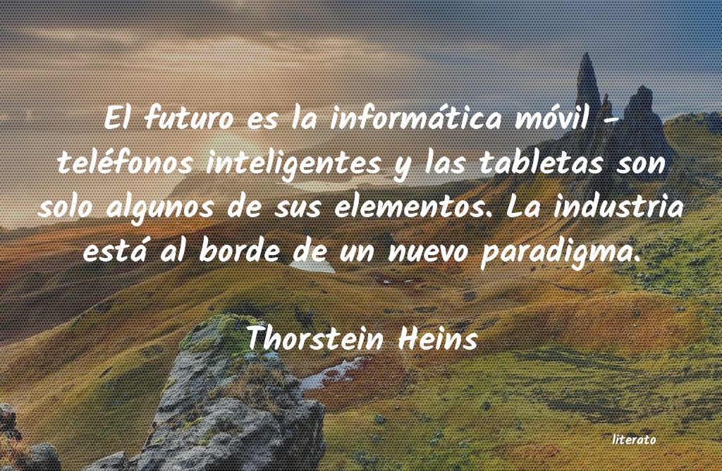 Frases de Thorstein Heins