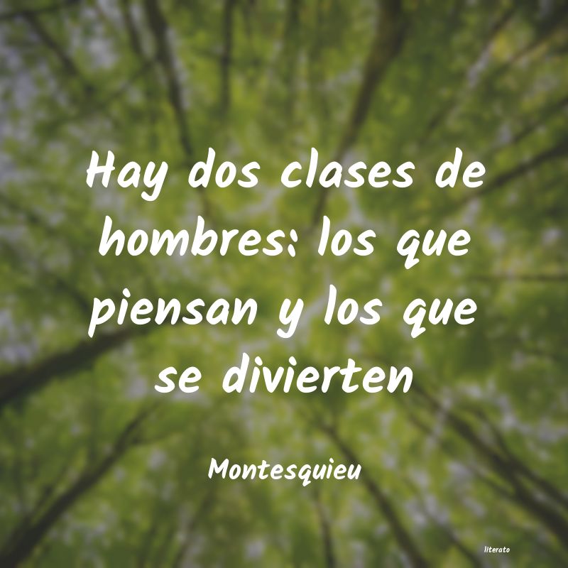 Frases de Montesquieu