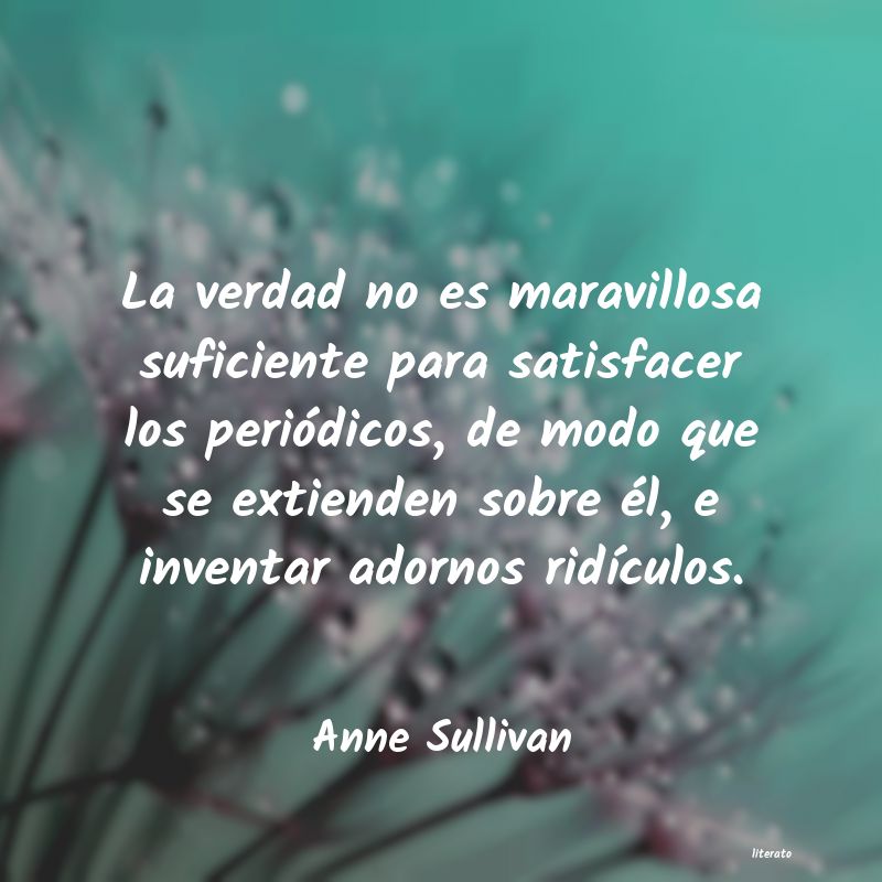 frases de Anne Sullivan