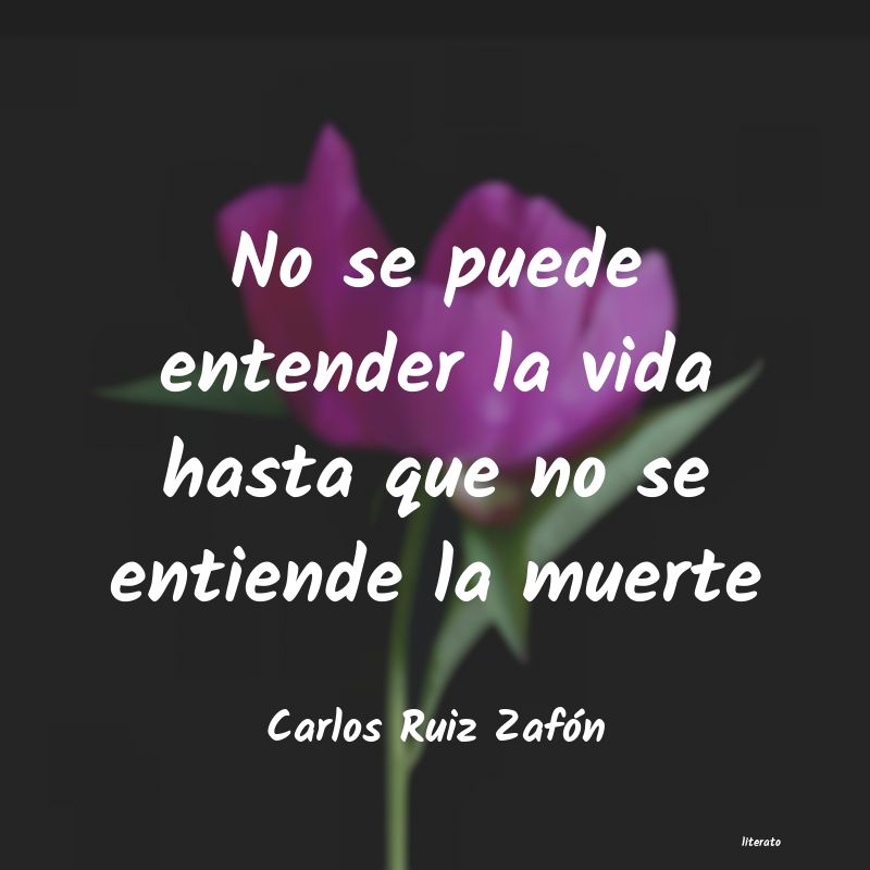 frases de Carlos Ruiz Zafón