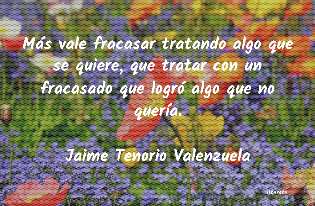 Frases de Jaime Tenorio Valenzuela
