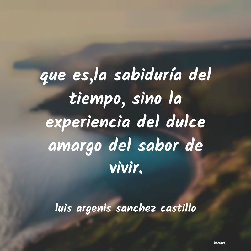 Frases de luis argenis sanchez castillo