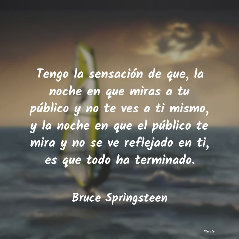 Frases de Bruce Springsteen