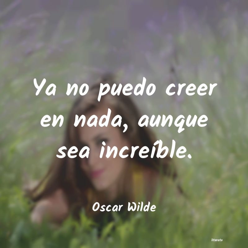 Frases de Oscar Wilde