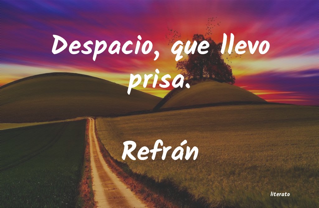 Frases de Refrán