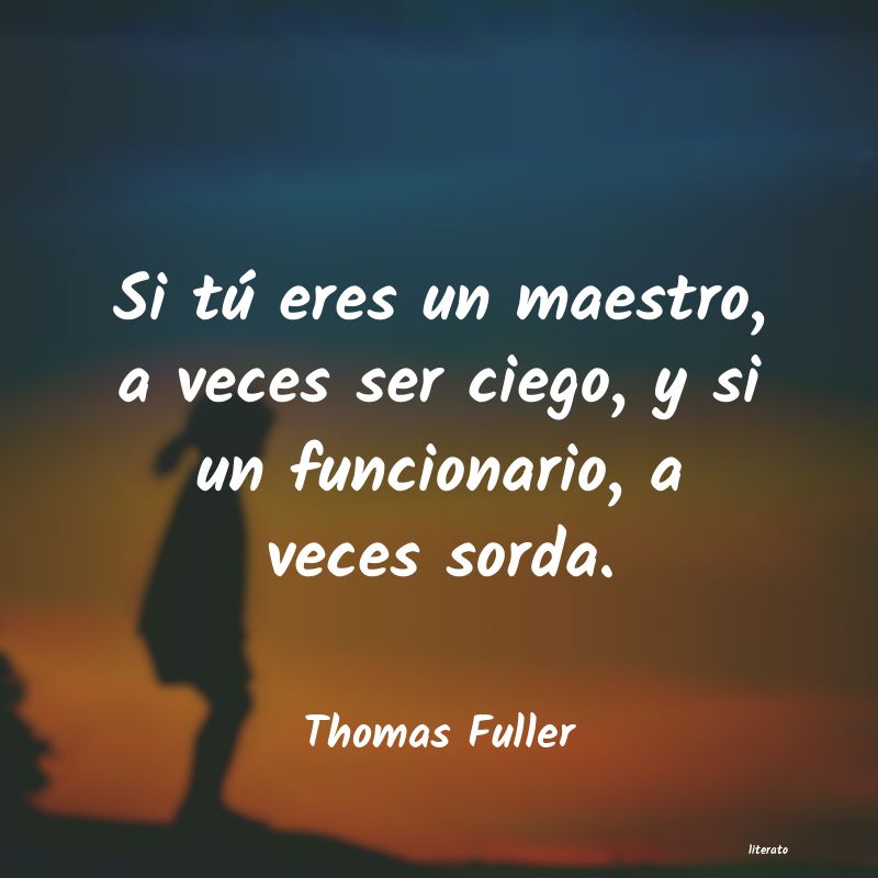 frases de Thomas Fuller