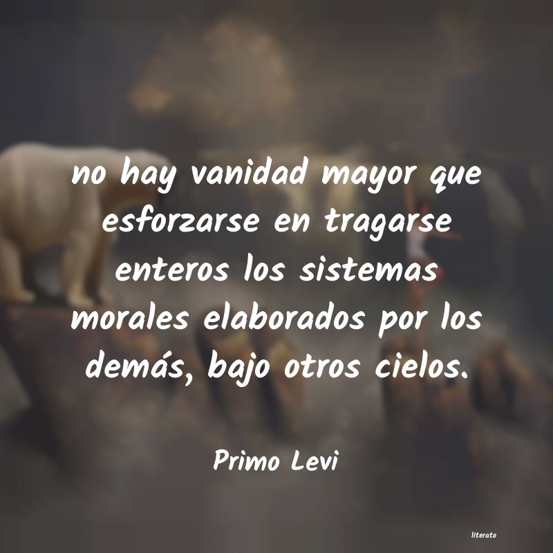 frases de Primo Levi