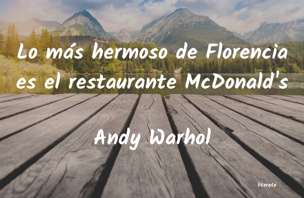 Frases de Andy Warhol