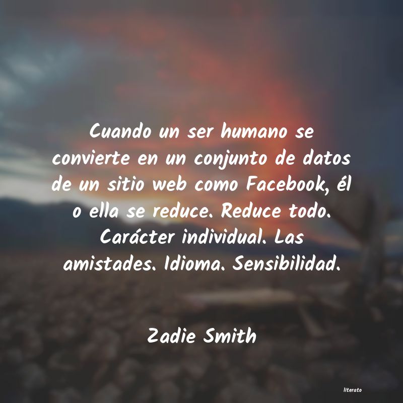 frases de Zadie Smith