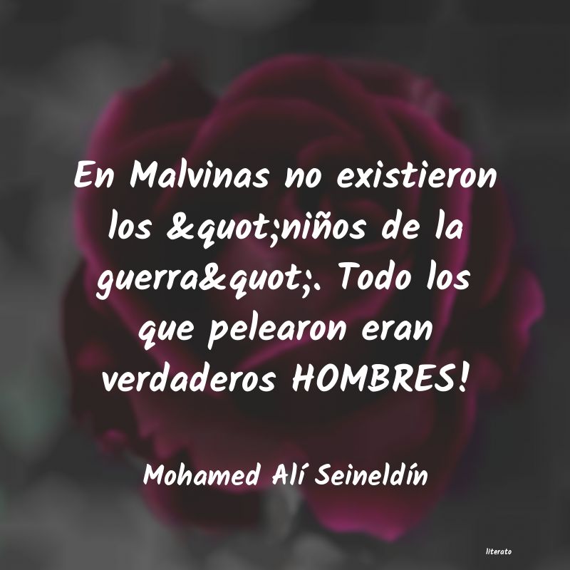 Frases de Mohamed Alí Seineldín