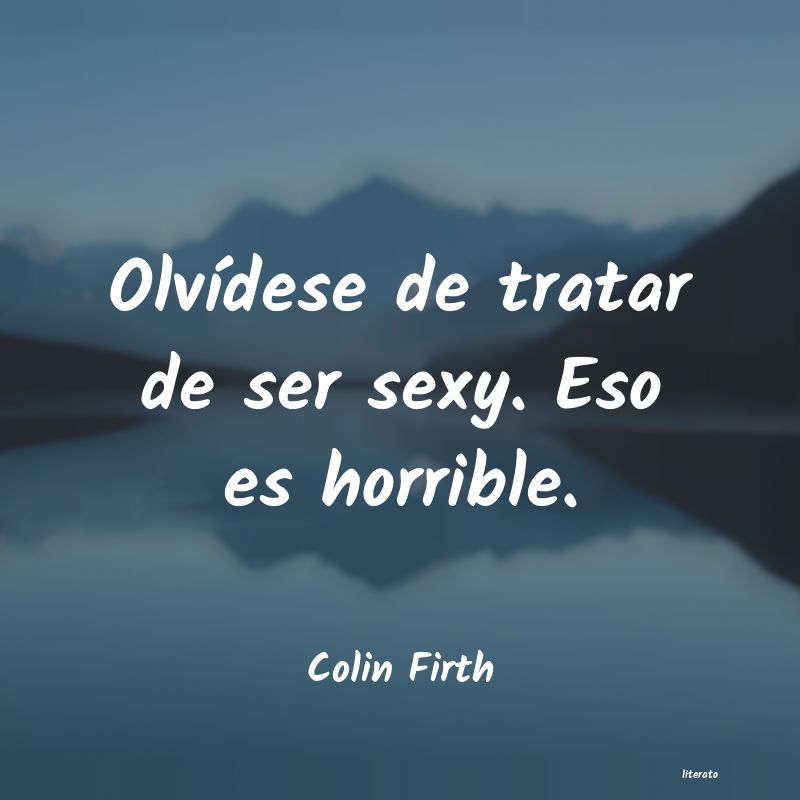 Frases de Colin Firth