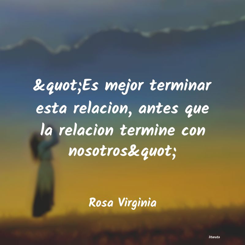 Frases de Rosa Virginia