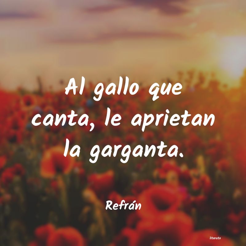 frases de Refrán