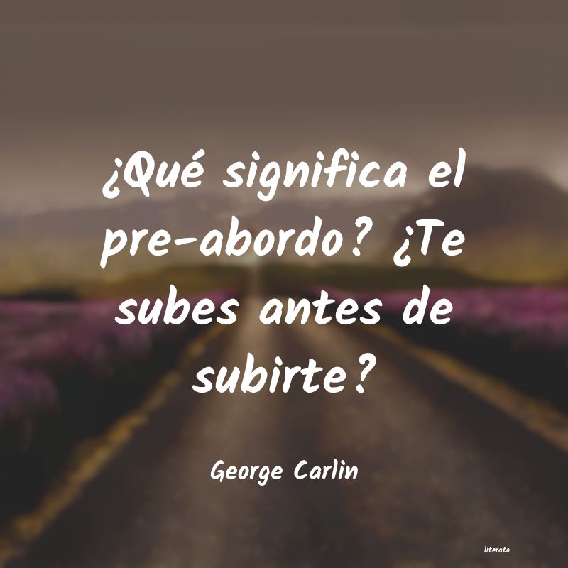 Frases de George Carlin