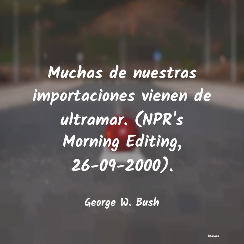 frases de George W. Bush