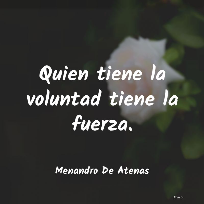 frases de Menandro De Atenas