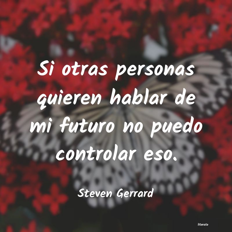 Frases de Steven Gerrard