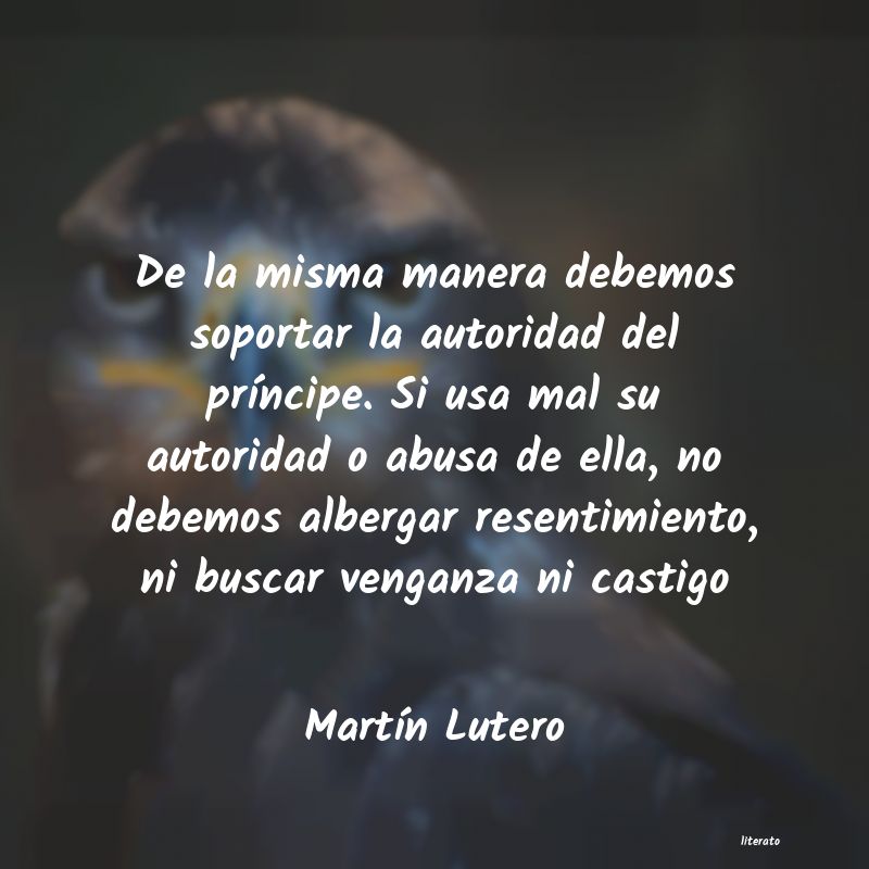 Frases de Martín Lutero