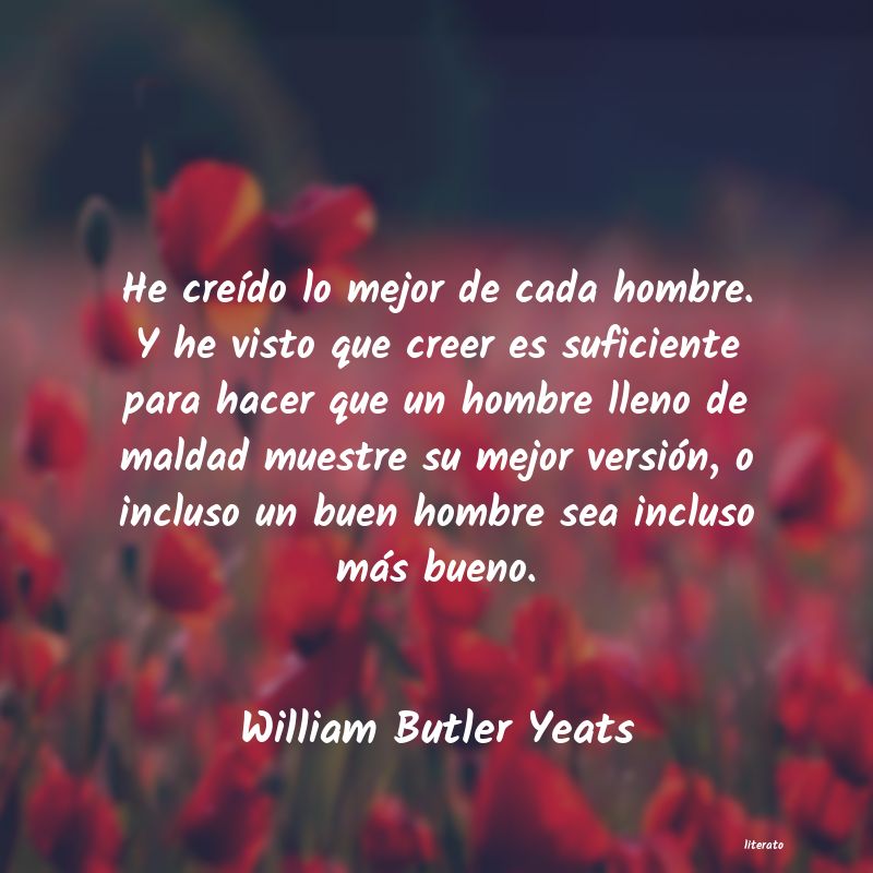 Frases de William Butler Yeats