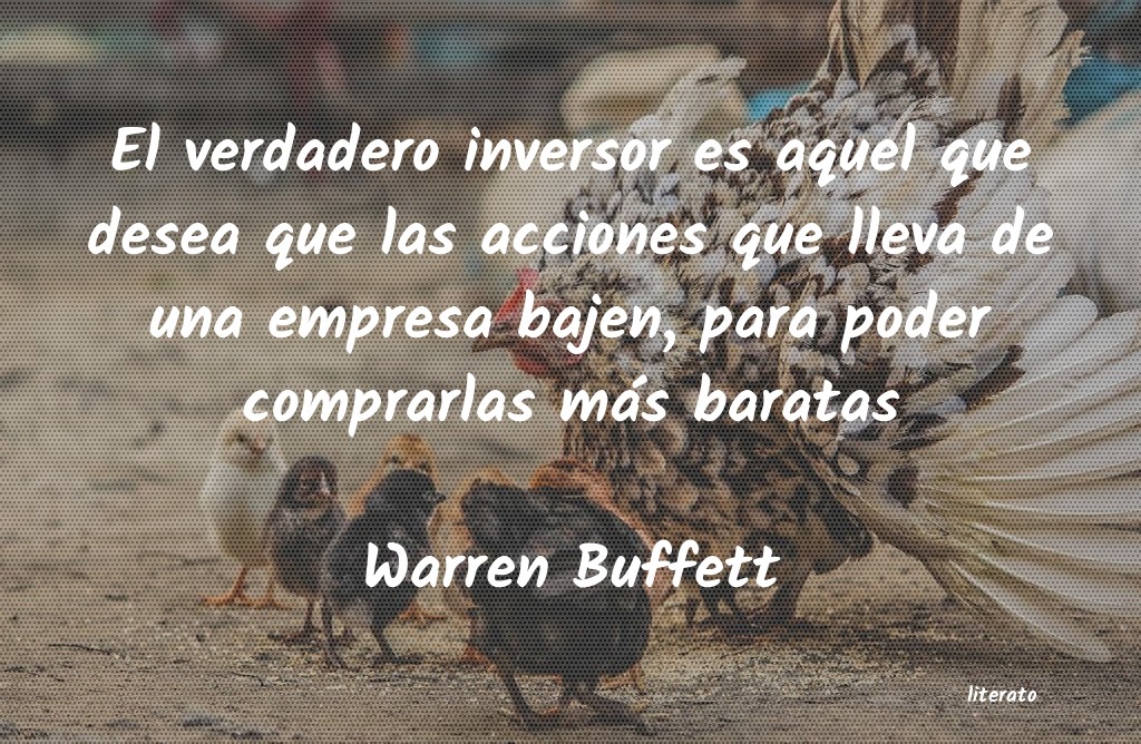 frases de Warren Buffett
